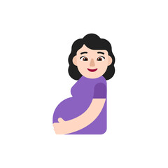 Pregnant Woman: Light Skin Tone