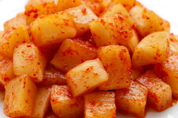 Daikon Kimchi. Tasty and spicy