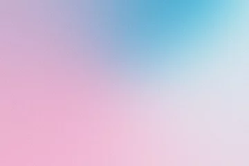 Schilderijen op glas 抽象的なノイズ背景 　ピンクと青のグラデーション © saku