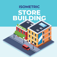 Isometric Store Buildings