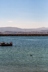 Naklejka premium Costa en la Comunidad Autónoma de Galicia.