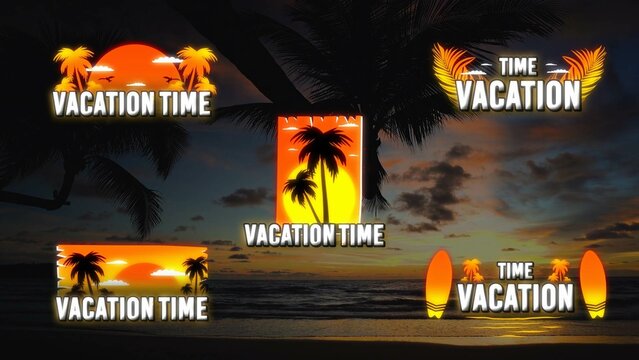 Simple Vacation Title