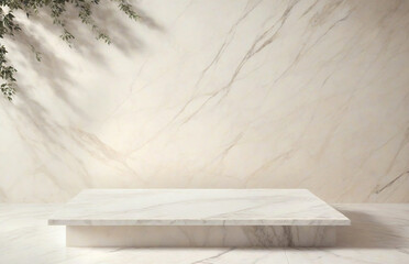 Beige marble background for presentation