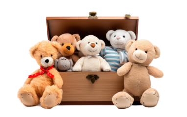 Soft Toy Haven On Isolated Background