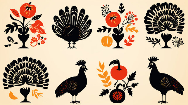 Cute turkey svg png clip art bundle, thanksgiving svg, turkey cut file, turkey face svg, hunting svg, thankful svg, turkey printable decore transparent