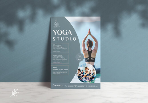 Yoga Studio Flyer Layout