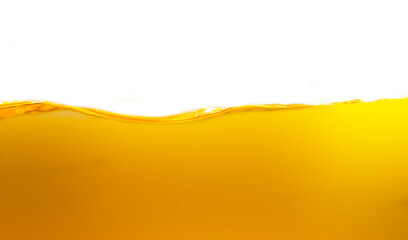 Appearance surface poured brownish yellow lubricant liquid for bubbles background can use cooking...