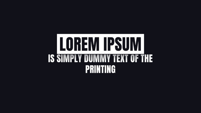 Animated Title Flourish