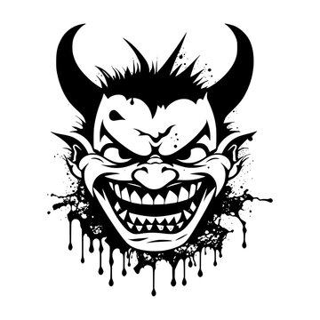 demon illustration of a tattoo