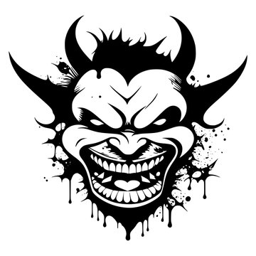 demon illustration of a tattoo