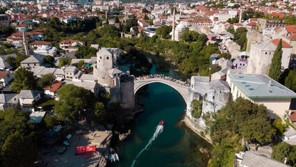 Bridging Cultures: Mostar's Timeless Beauty Along the River Neretva, Bosnia and Hercegovina