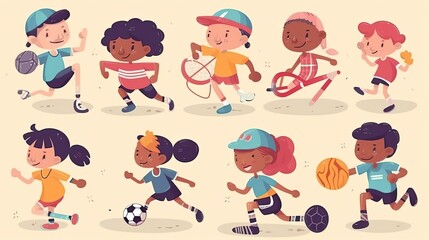 people with different sports activities 