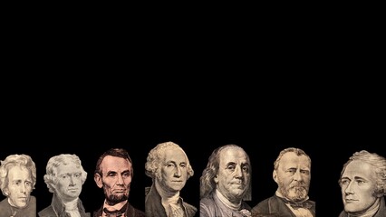 United States Paper Currency Presidents