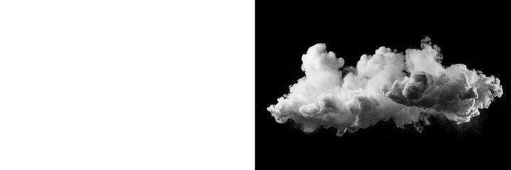 White cloud, fog, smoke isolated on transparent background, png