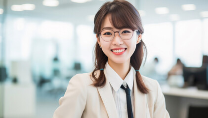 Fototapeta premium office lady