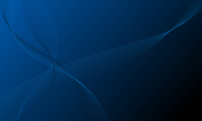 absract blue lines wave curves background