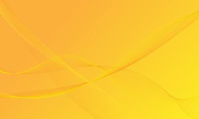 yellow lines wave curves soft gradient abstract background