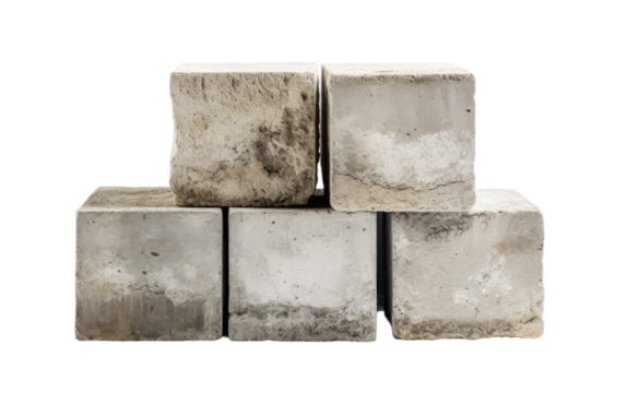 Concrete Blocks Edition On Transparent PNG