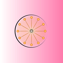 illustration of an background with fruit