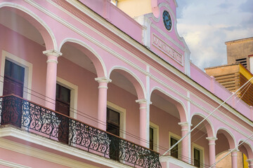 Facade of the town hall building, Ciego de Avila, Cuba