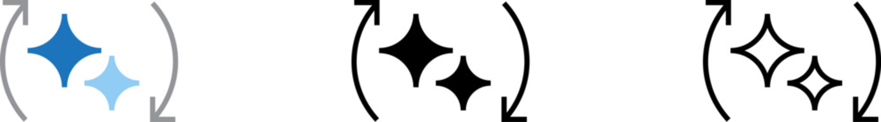 Automatic cleaning icon , vector illustration