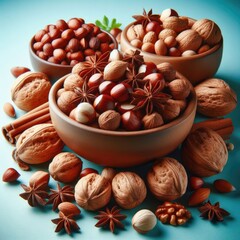 nuts and walnuts