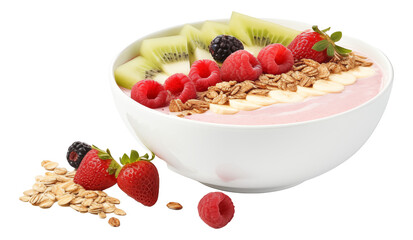 muesli with yogurt and berries