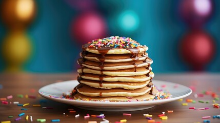 delicious background pancake food illustration fluffy syrup, stack homemade, recipe batter delicious background pancake food