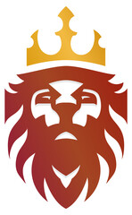 Lion Logo with Shield Shape