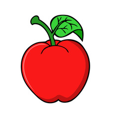 apple vector illustration