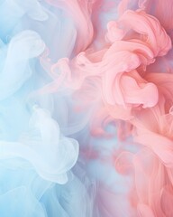 A visually pleasing vertical wallpaper featuring soft, billowing fumes in a blend of pastel hues, creating a dreamy and ethereal aesthetic background.