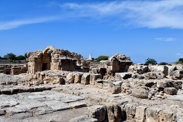 Obraz premium Cyprus Republic, Archaeological Park in Pafos
