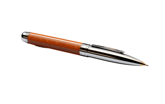 Writing Instrument Hand Guiding Pen on a White or Clear Surface PNG Transparent Background