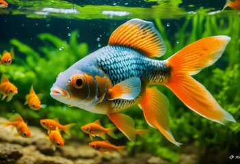 Fotobehang military goldfish © Muhammad