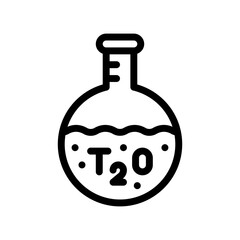tritium line icon