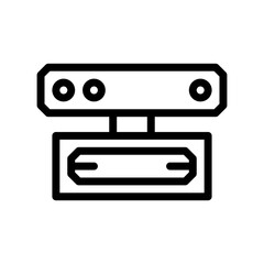 infrared line icon