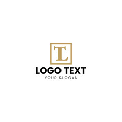 TL Law Logo Design Vector Luxury 
