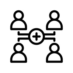 add friend line icon