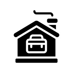 house glyph icon