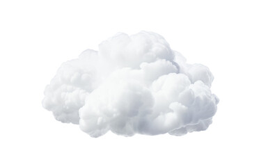 Ethereal Cloudscape Dreamy White Sky on a White or Clear Surface PNG Transparent Background