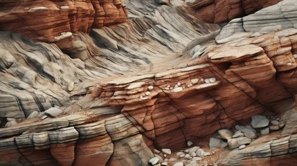 Foto op Canvas canyon mesa hills landscape illustration butte arid, rugged scenic, vista horizon canyon mesa hills landscape © vectorwin
