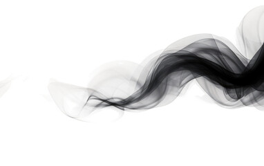 Opaque Fog Smokes Dark Shroud on a White or Clear Surface PNG Transparent Background