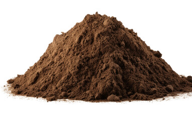 Soil Heap Earths Piled Ground on a White or Clear Surface PNG Transparent Background