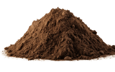 Soil Heap Earths Piled Ground on a White or Clear Surface PNG Transparent Background