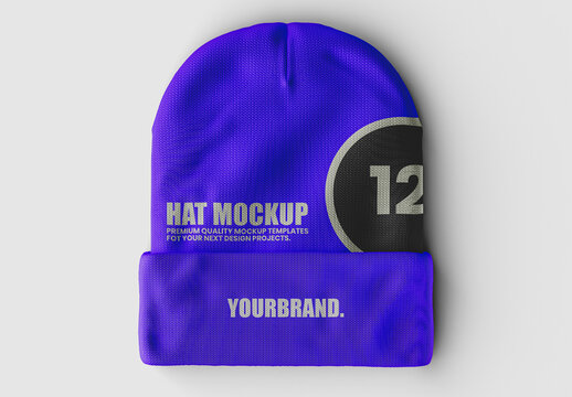 Beanie Hat Mockup