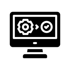 synchronization glyph icon