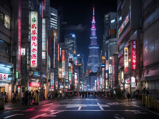 Fototapeta premium Tokyo City