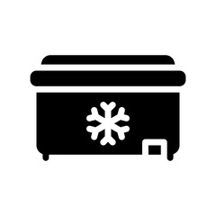 freezer glyph icon