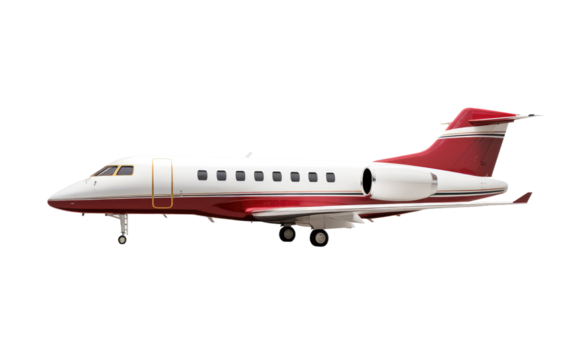 Profile View Jets Elegance Display on a White or Clear Surface PNG Transparent Background