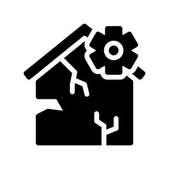 house glyph icon